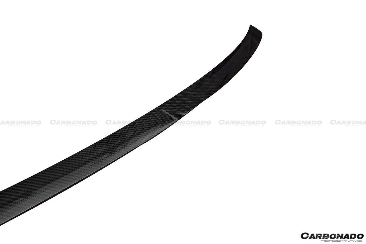Carbonado 2014-2024 Infiniti Q50 Sedan RW Style Carbon Fober Trunk Spoiler