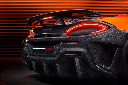 DarwinPRO Carbon Fiber Rear Bumper Side Canards | 2018-2021 McLaren 600lt