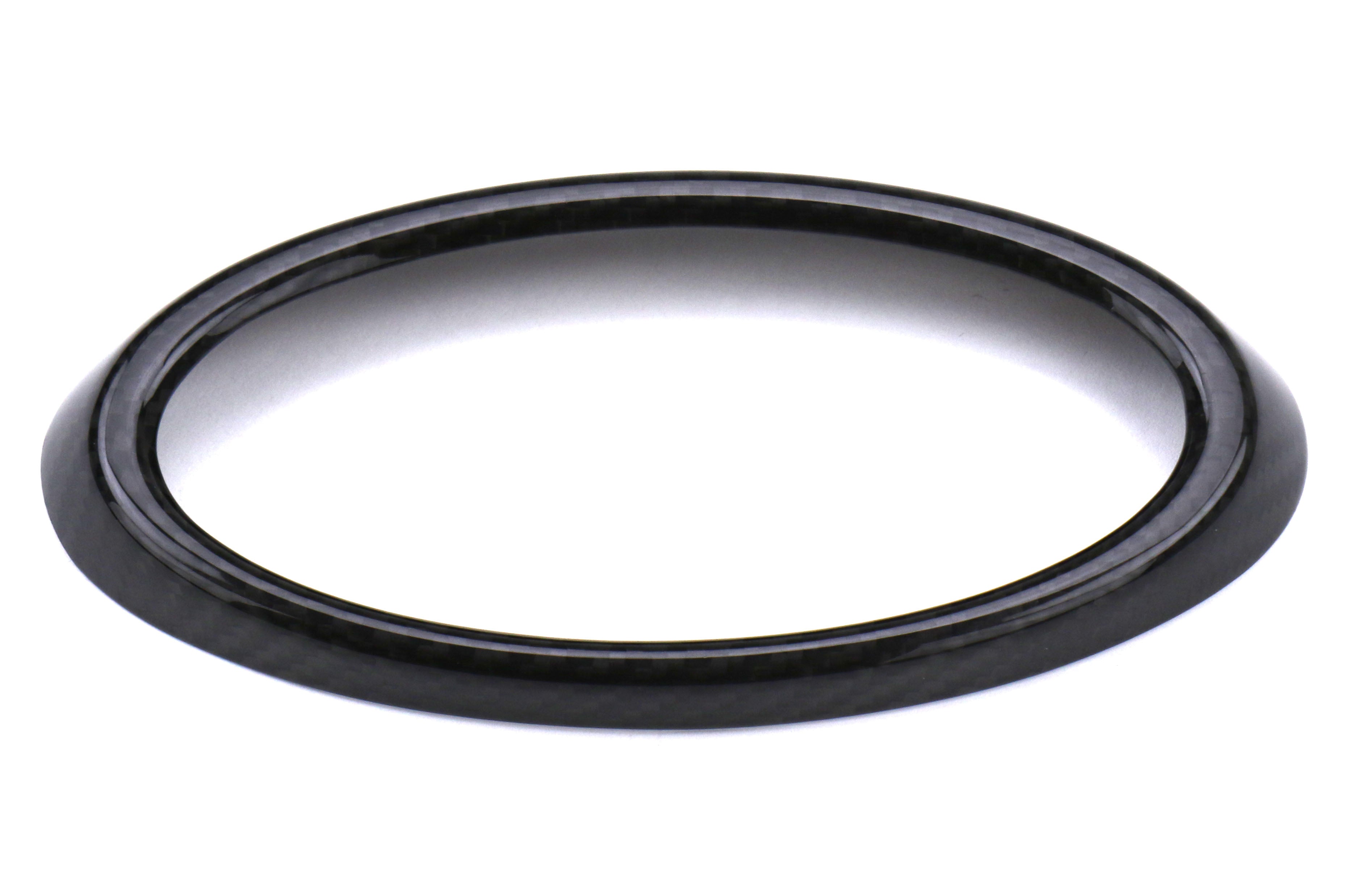 OLM LE Dry Carbon Fiber Front Emblem Frame Overlay - 2018-2021 Subaru WRX / STI - 3