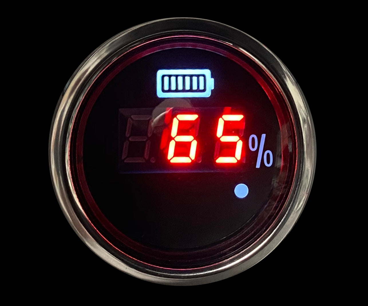 Prosport 2-1/16" Waterproof Digital Golf Cart state of Charge Meter 36/48 Volt