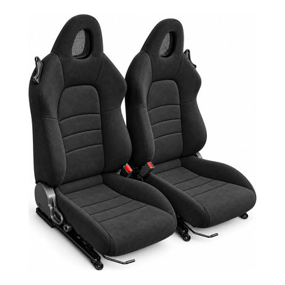 JDMuscle [00-05 S2000] OEM+ Custom Seats (JDM-S2K-SEAT#BSBSB)