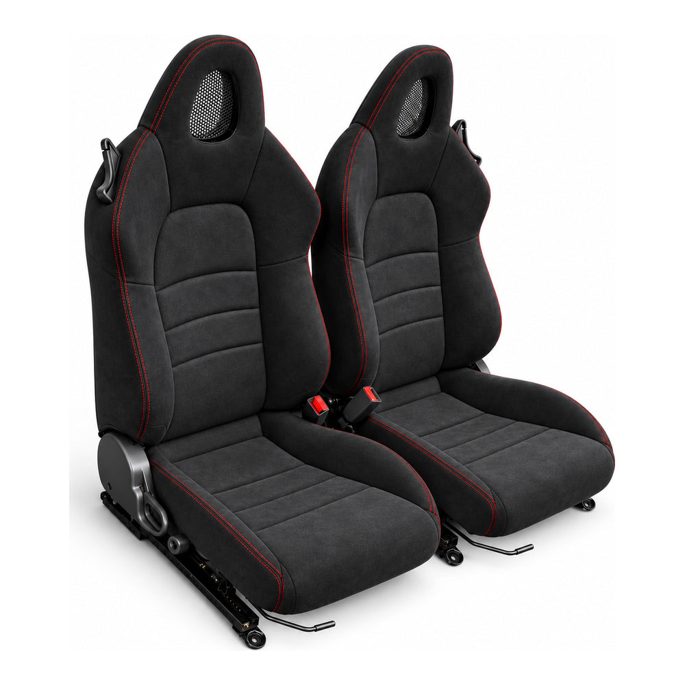 JDMuscle [00-05 S2000] OEM+ Custom Seats (JDM-S2K-SEAT#BSBSB)