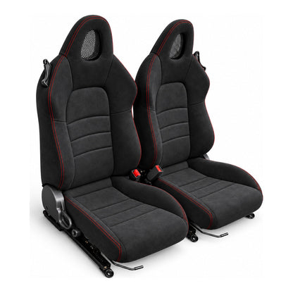 JDMuscle [00-05 S2000] OEM+ Custom Seats (JDM-S2K-SEAT#BSBSB)