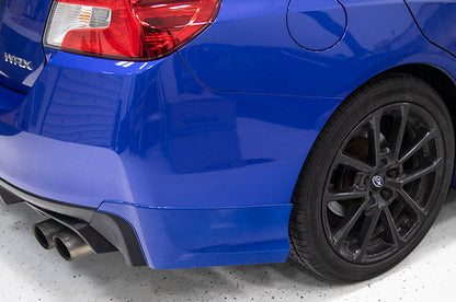 OLM Paint Matched JDM Style Rear Splash Guards (Galaxy Blue Pearl) - 2015-2021 WRX / STI - 1