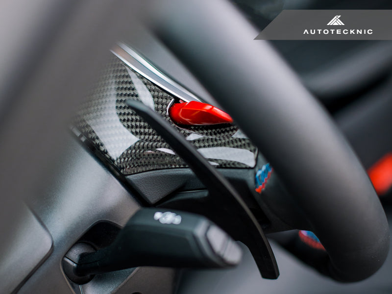 Cubierta superior de volante de carbono AutoTecknic - G01 X3 | G02 X4