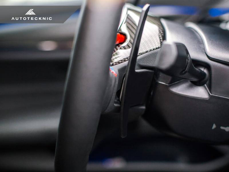 AutoTecknic Replacement Carbon Steering Wheel Top Cover - G80 M3 | G82/ G83 M4 - 10