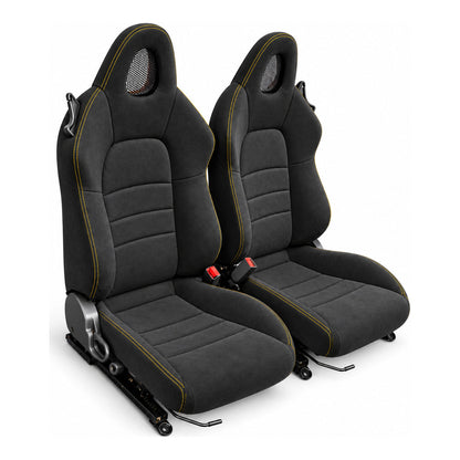 JDMuscle [00-05 S2000] OEM+ Custom Seats (JDM-S2K-SEAT#BSBSB)