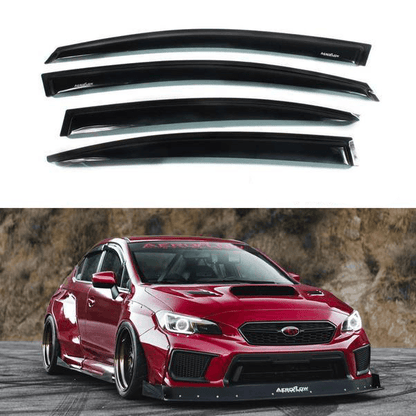 Aeroflow Dynamics Window Visors (2015-2021 Subaru WRX/STI)