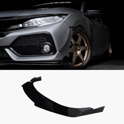 Aeroflow Dynamics Splitter V3 (2017-2021 Honda Civic Hatchback, Si Coupe, Si Sedan)