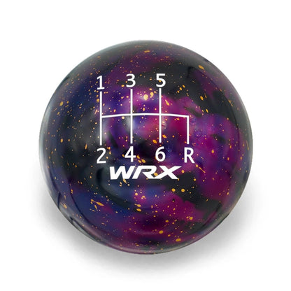 Billetworkz Cosmic Space Shift Knob - 6 Speed WRX Standard Engraving - Subaru WRX 2015 - 2025 - 1