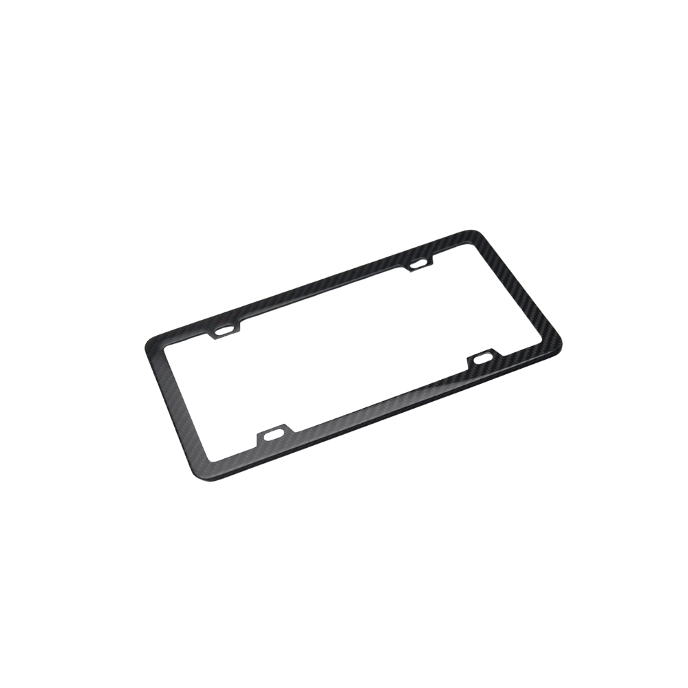 JDMuscle Pre Preg Carbon Fiber License Plate Frame | 2x2 or Forged Weave (BTD047-CF)
