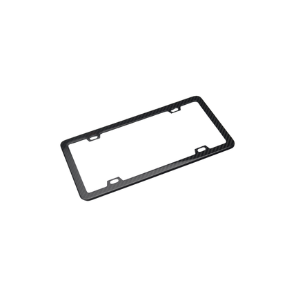 JDMuscle Pre Preg Carbon Fiber License Plate Frame | 2x2 or Forged Weave (BTD047-CF)