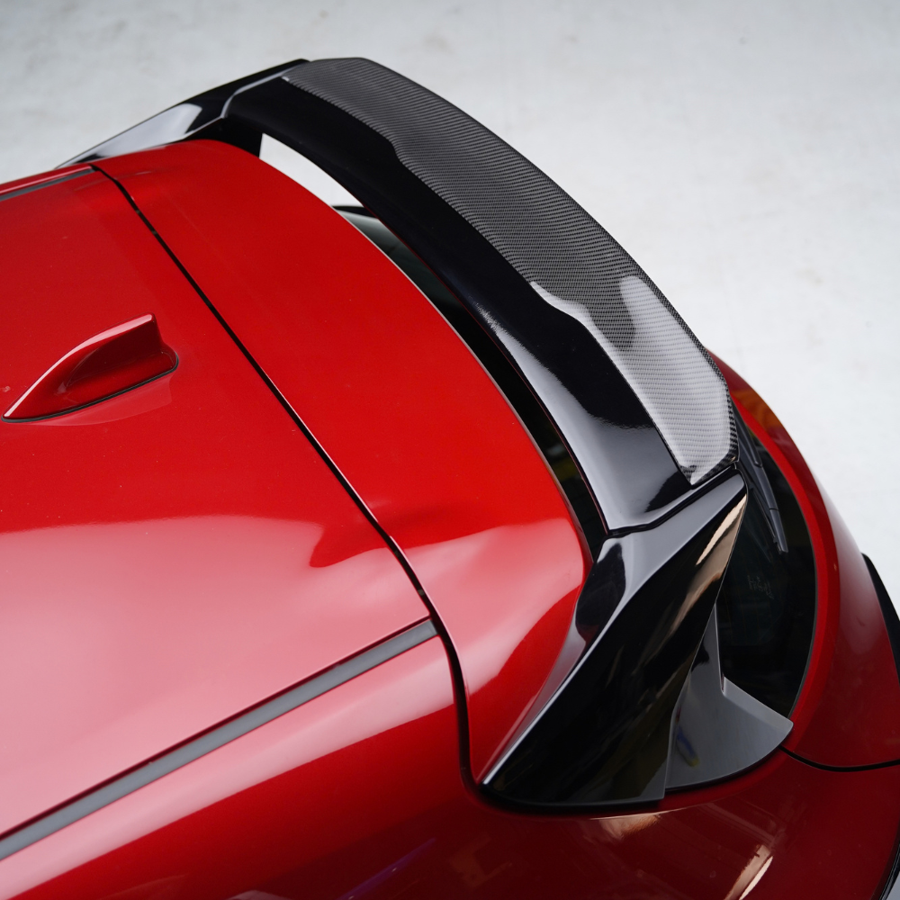 JDMuscle [23+ GR Corolla/Corolla Hatch] Carbon Fiber / Painted Gurney Flap (Spoiler Extension) (JDM-E210-TGD#CF)