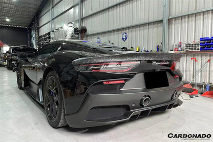 Carbonado 2020-2024 Maserati MC20 SVD Style Dry Carbon Fiber Trunk Spoiler Wing