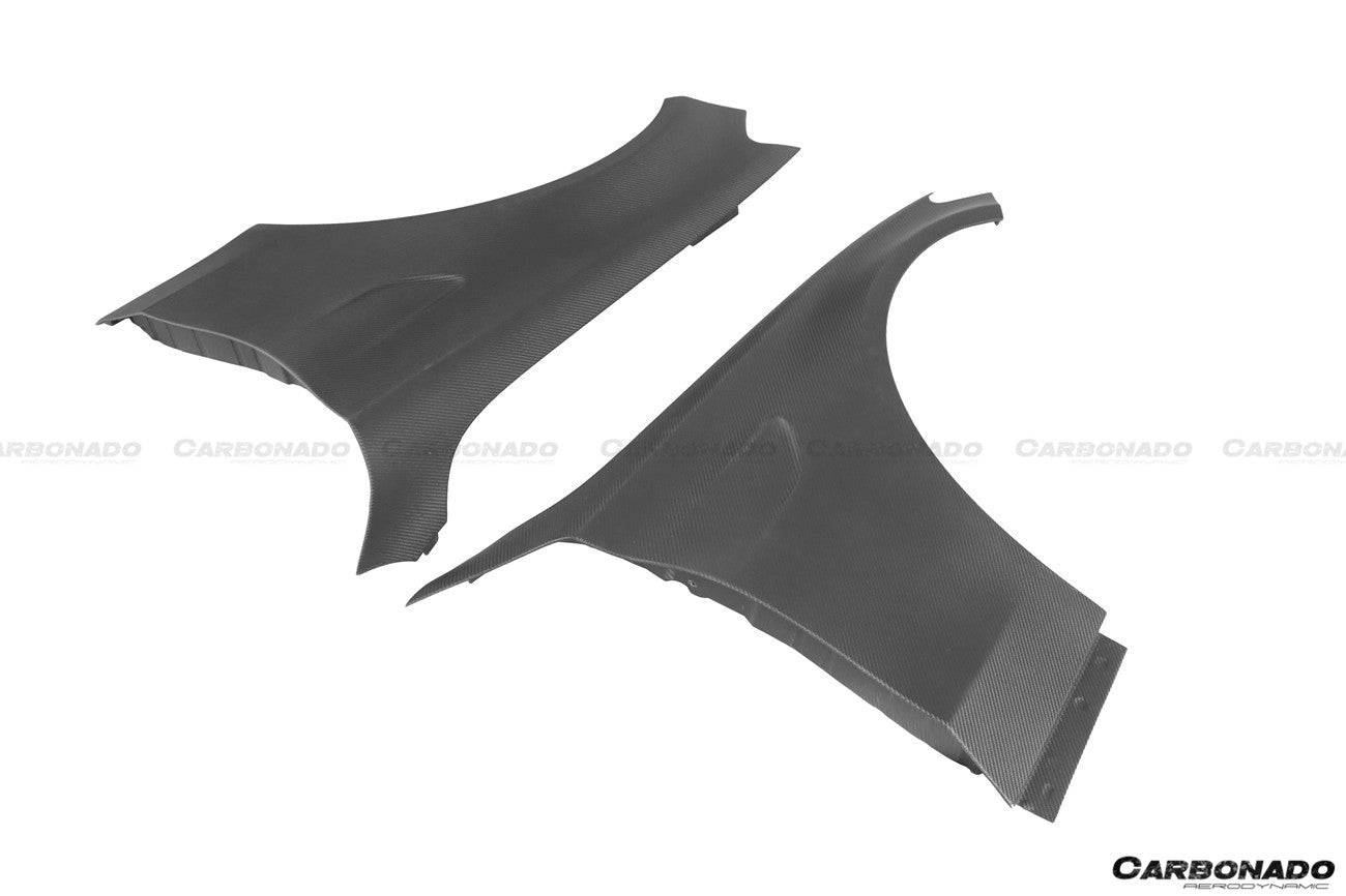 Guardabarros de fibra de carbono para Mercedes Benz W205 C63S AMG Sedán Carbonado 2015-2021