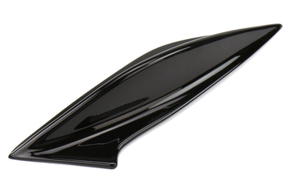 OLM STI Spoiler Side Fins - Crystal Black Silica / Raven - 2015-2021 Subaru WRX / STI - 1