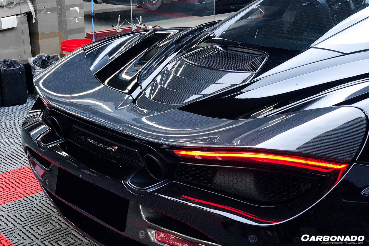 Carbonado 2017-2022 McLaren 720S OEM Style Carbon Fiber Trunk Spoiler