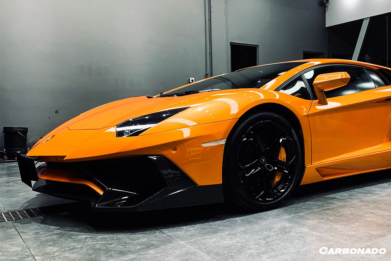 Carbonado 2011-2016 Lamborghini Aventador LP700 LP740 Coupe  Roadster SV Style Front Bumper