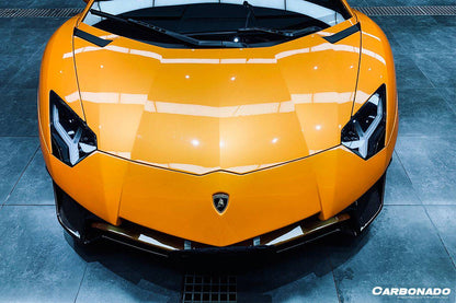 Carbonado 2011-2016 Lamborghini Aventador LP700 LP740 Coupe  Roadster SV Style Front Bumper