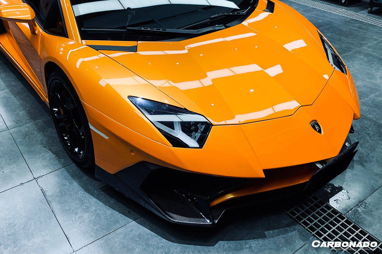 Carbonado 2011-2016 Lamborghini Aventador LP700 LP740 Coupe  Roadster SV Style Front Bumper