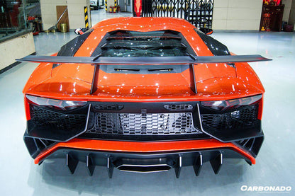 Carbonado 2011-2016 Lamborghini Aventador LP700 Coupe  Roadster SV Style Rear Bumper