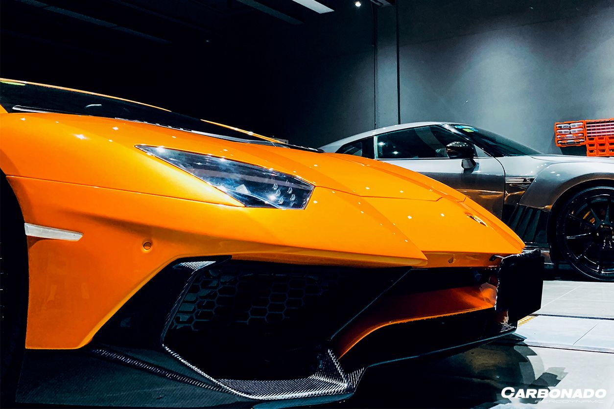 Carbonado 2011-2016 Lamborghini Aventador LP700 LP740 Coupe  Roadster SV Style Front Bumper