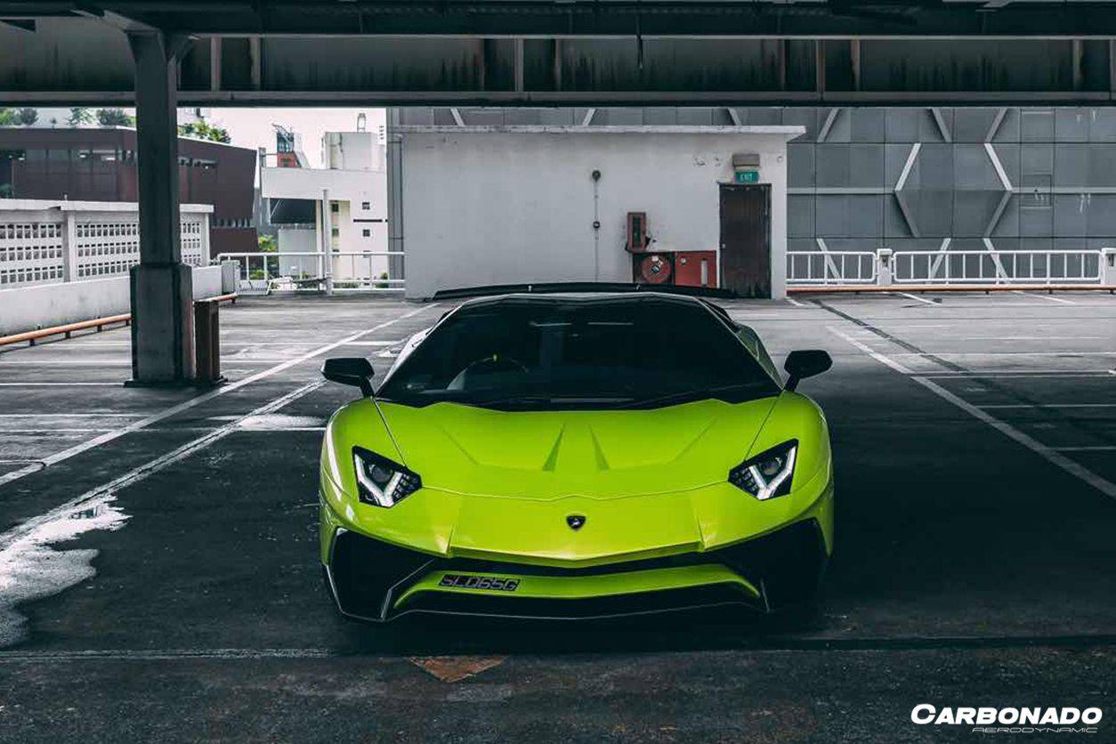 Carbonado 2011-2016 Lamborghini Aventador LP700 LP740 Coupe  Roadster SV Style Front Bumper
