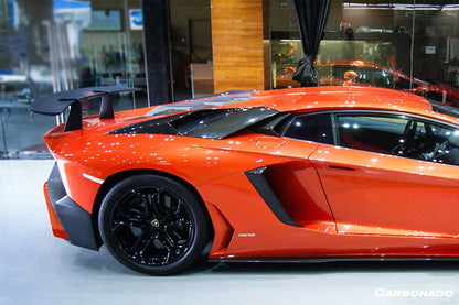 Carbonado 2011-2022 Lamborghini Aventador LP700 LP750 LP740 LP720 LP780 Coupe  Roadster SV Style Trunk Wing