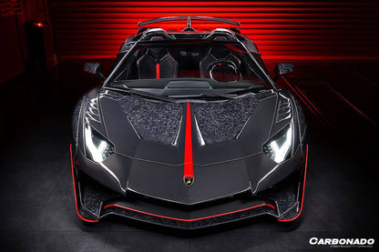 Reemplazo de cubierta de espejo de fibra de carbono seca estilo OEM para Lamborghini Aventador Carbonado 2011-2021 | LP700, LP720, LP750, Coupé, Roadster