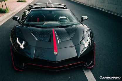 Reemplazo de cubierta de espejo de fibra de carbono seca estilo OEM para Lamborghini Aventador Carbonado 2011-2021 | LP700, LP720, LP750, Coupé, Roadster
