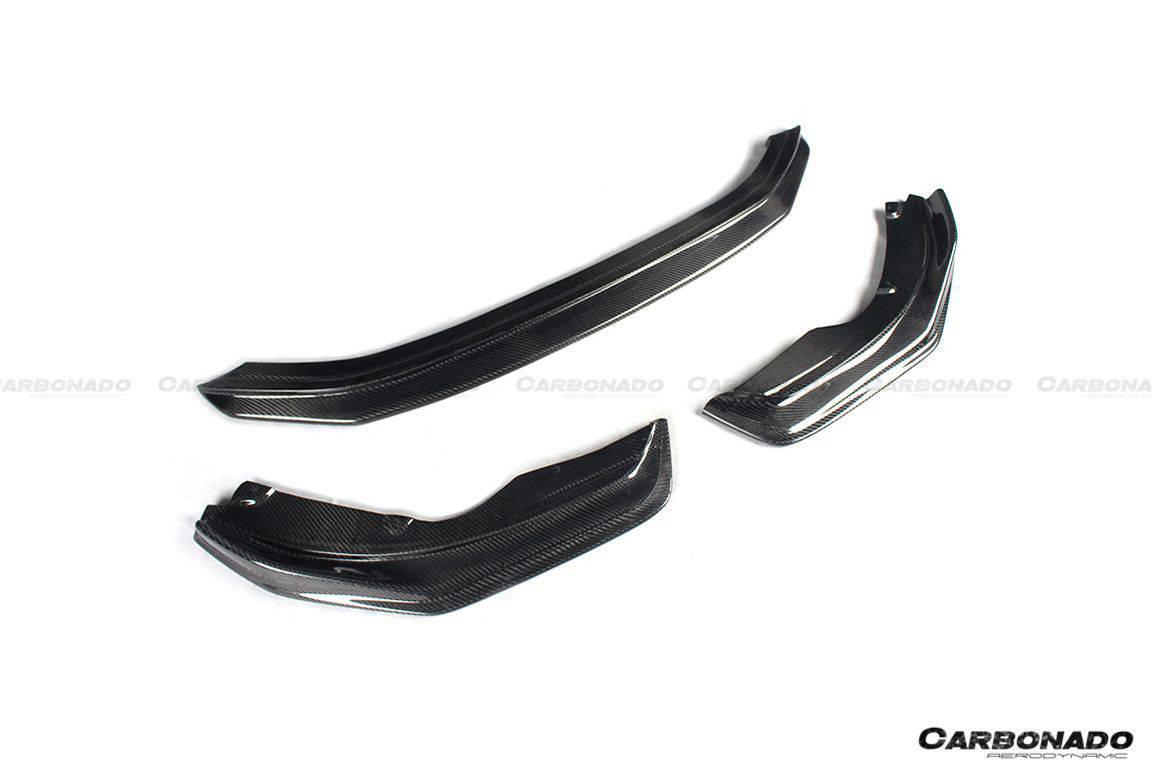 Carbonado 2017-2025Porsche 718 Cayman Boxster AM Style Carbon Fiber Front Lip