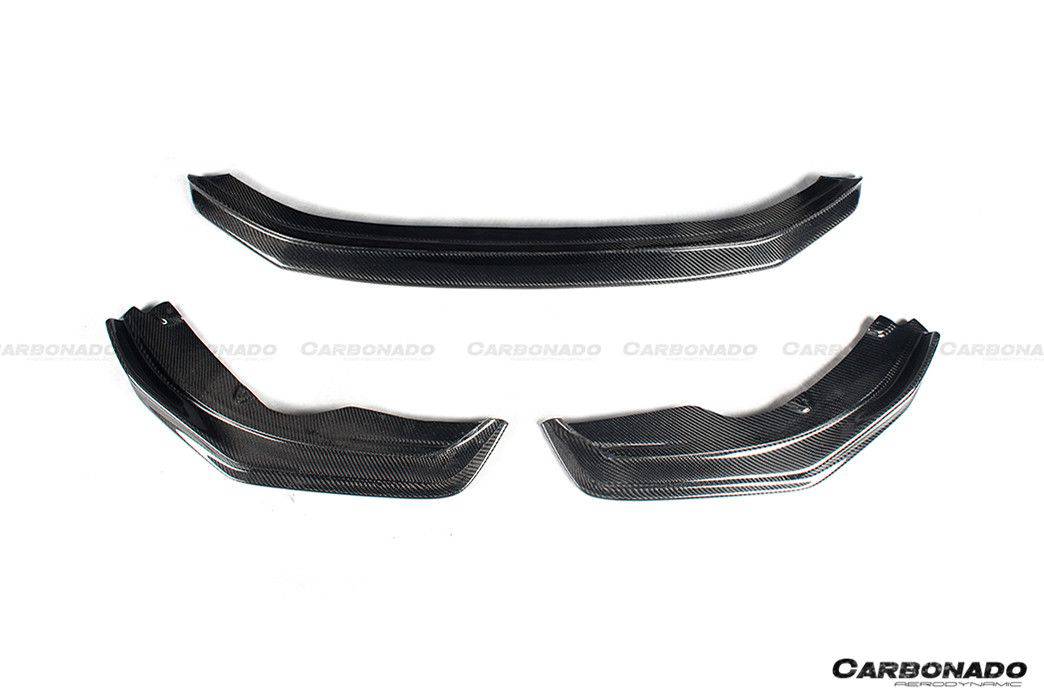 Carbonado 2017-2025Porsche 718 Cayman Boxster AM Style Carbon Fiber Front Lip