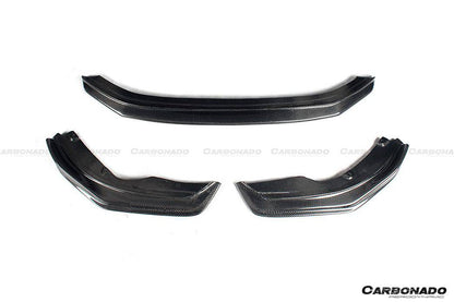 Carbonado 2017-2025Porsche 718 Cayman Boxster AM Style Carbon Fiber Front Lip
