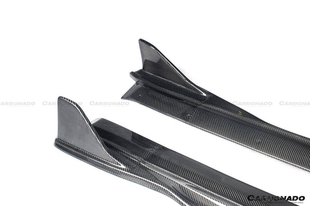 Carbonado 2017-2025 Porsche 718 Cayman Boxster AM Style Carbon Fiber Side Skirts