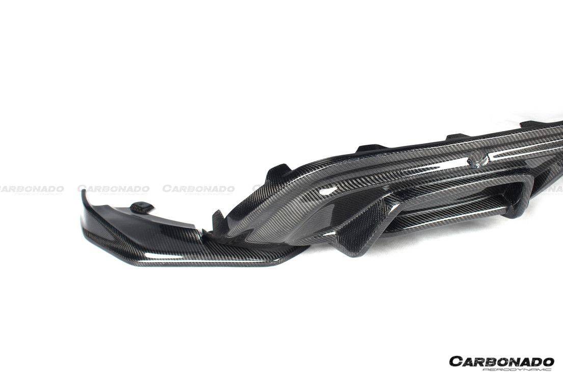 Carbonado 2017-2025 Porsche 718 Cayman Boxster AM Style Carbon Fiber Rear Lip