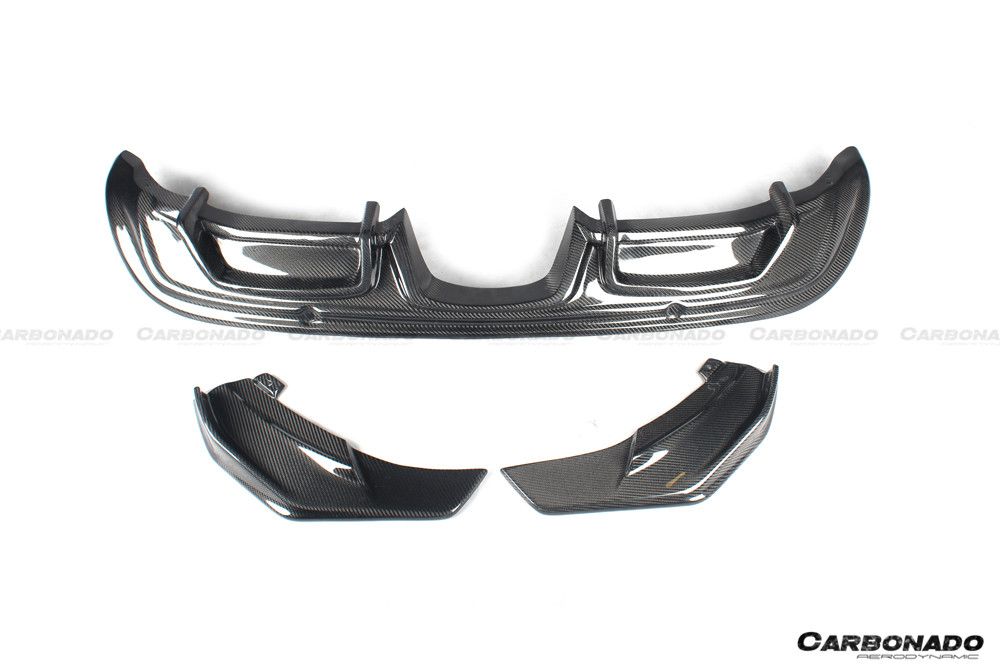 Carbonado 2017-2025 Porsche 718 Cayman Boxster AM Style Carbon Fiber Rear Lip