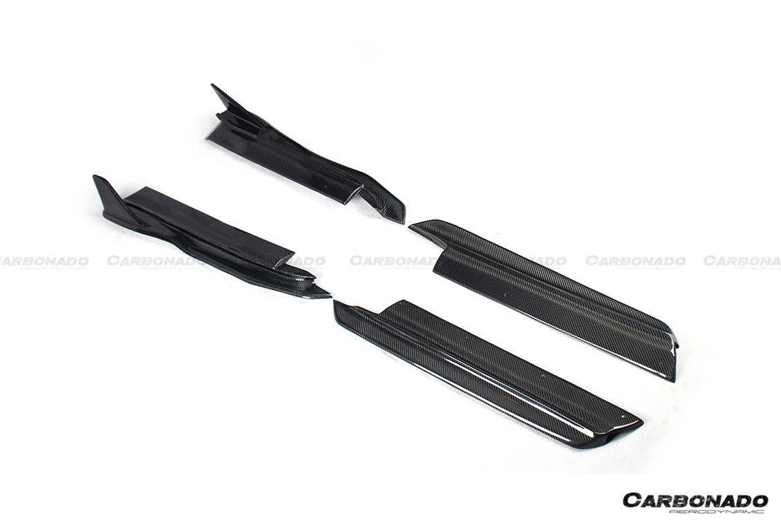 Carbonado 2017-2025 Porsche 718 Cayman Boxster AM Style Carbon Fiber Side Skirts