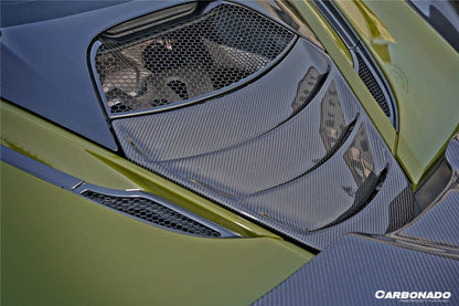 Reemplazo de cubierta de motor de fibra de carbono seca para McLaren 720S Coupé Carbonado 2017-2022 (solo para Spyder)