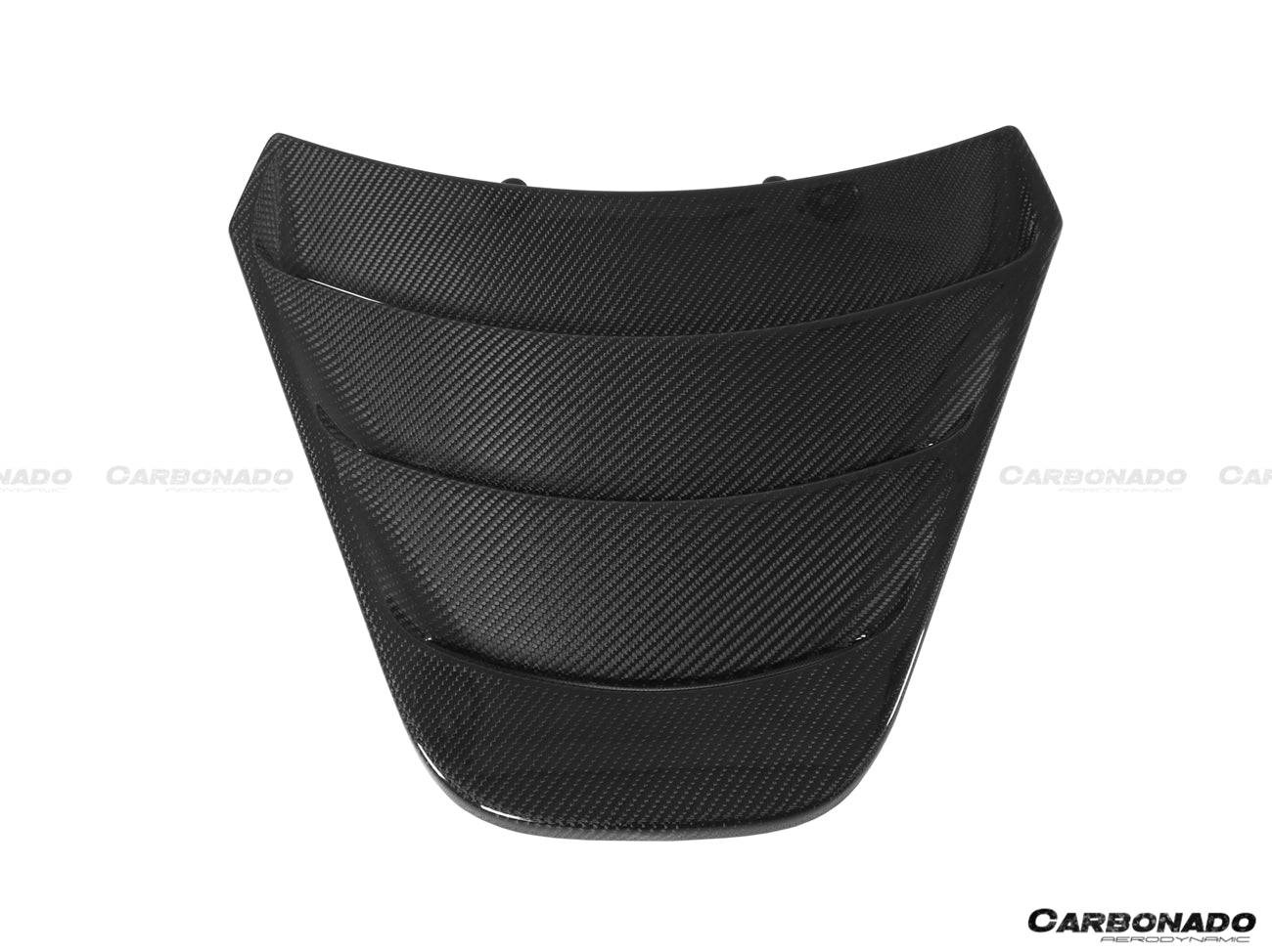 Carbonado Dry Carbon Fiber Engine Cover Replacement | 2017-2022 McLaren 720S Coupe Only