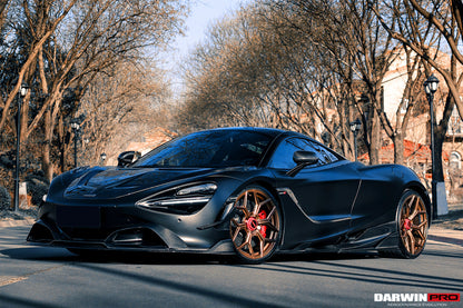 DarwinPRO Se²NWB Style Carbon Fiber Side Skirts | 2017-2023 McLaren 720s