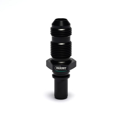 Quick Click Male Fitting to -AN Male Bulkhead (GA-QCMD04BK-B)