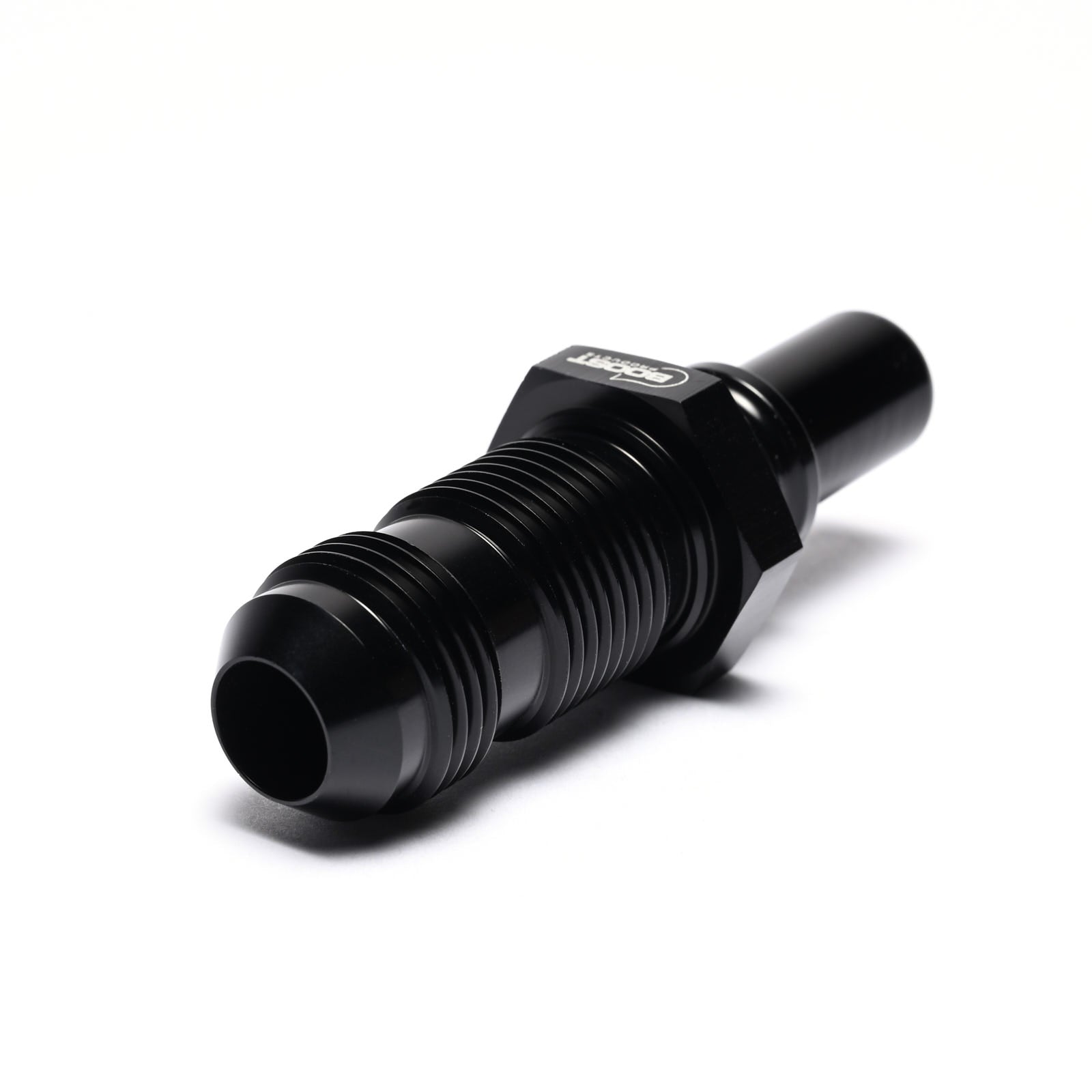 Quick Click Male Fitting to -AN Male Bulkhead (GA-QCMD04BK-B)