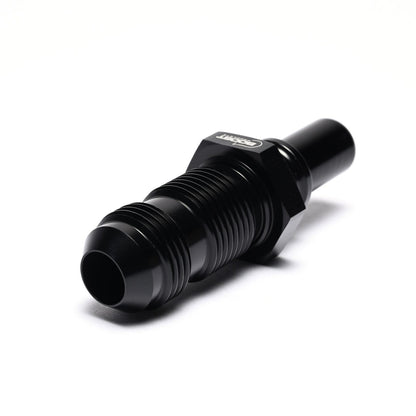 Quick Click Male Fitting to -AN Male Bulkhead (GA-QCMD04BK-B)