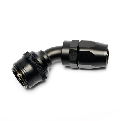 Quick Click Female Hose End -AN - 45° (SF-QCF45D04-B)