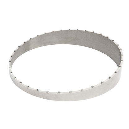 Pie Cut with Spigot - Male Segment - super tight Radius - 15° (EX-PIA-42-15)