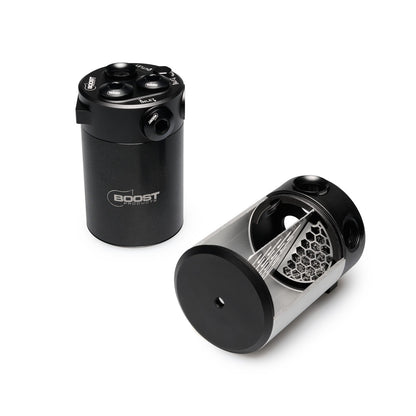 BOOST products High Performance Oil Catch Can Kit DCV800 - 12 AN (CC-OIL-02)