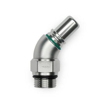 Quick Click - High Flow - Male Fitting to ORB -AN - 45° (GA-QCM45OD04-B)