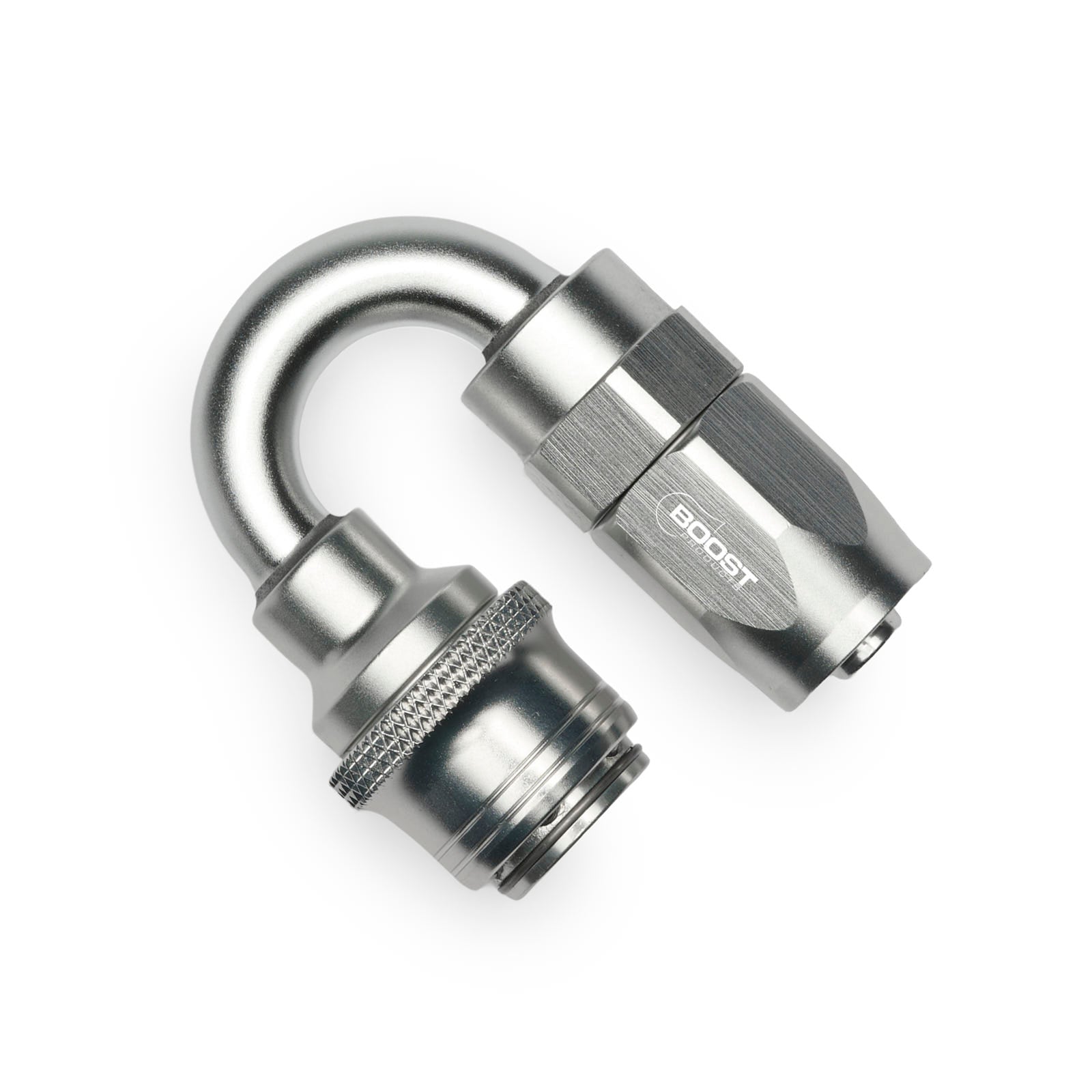 Quick Click Female Hose End -AN - 180° (SF-QCF18D04-B)
