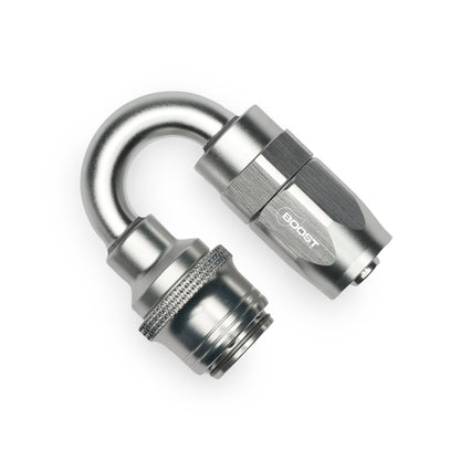 Quick Click Female Hose End -AN - 180° (SF-QCF18D04-B)