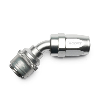 Quick Click Female Hose End -AN - 45° (SF-QCF45D04-B)